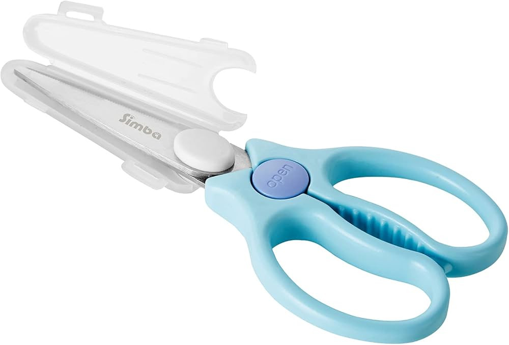 Simba Premium Portable Safety Food Scissors (Blue) | Amazon (US)