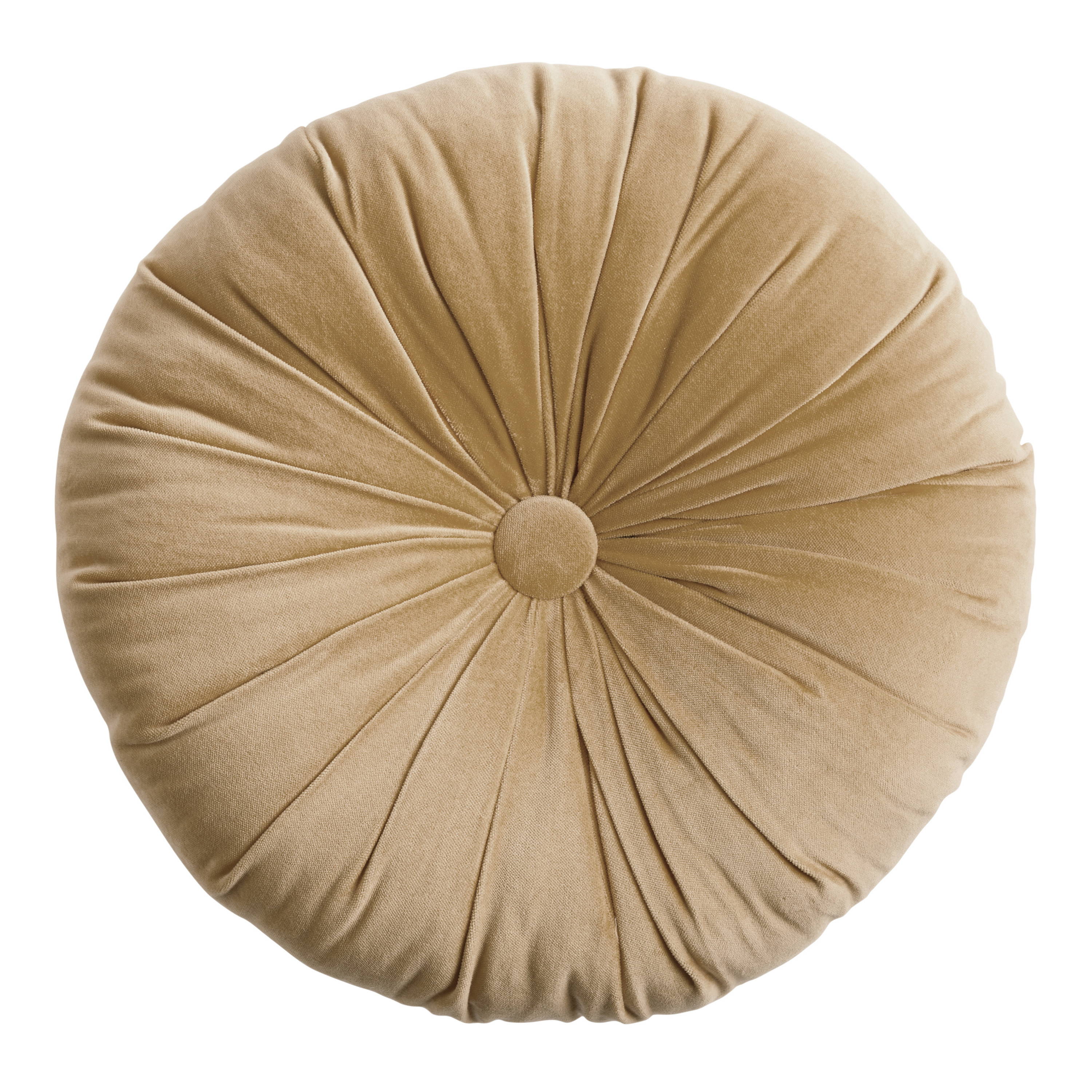 Round Tufted Velvet Throw Pillow | World Market