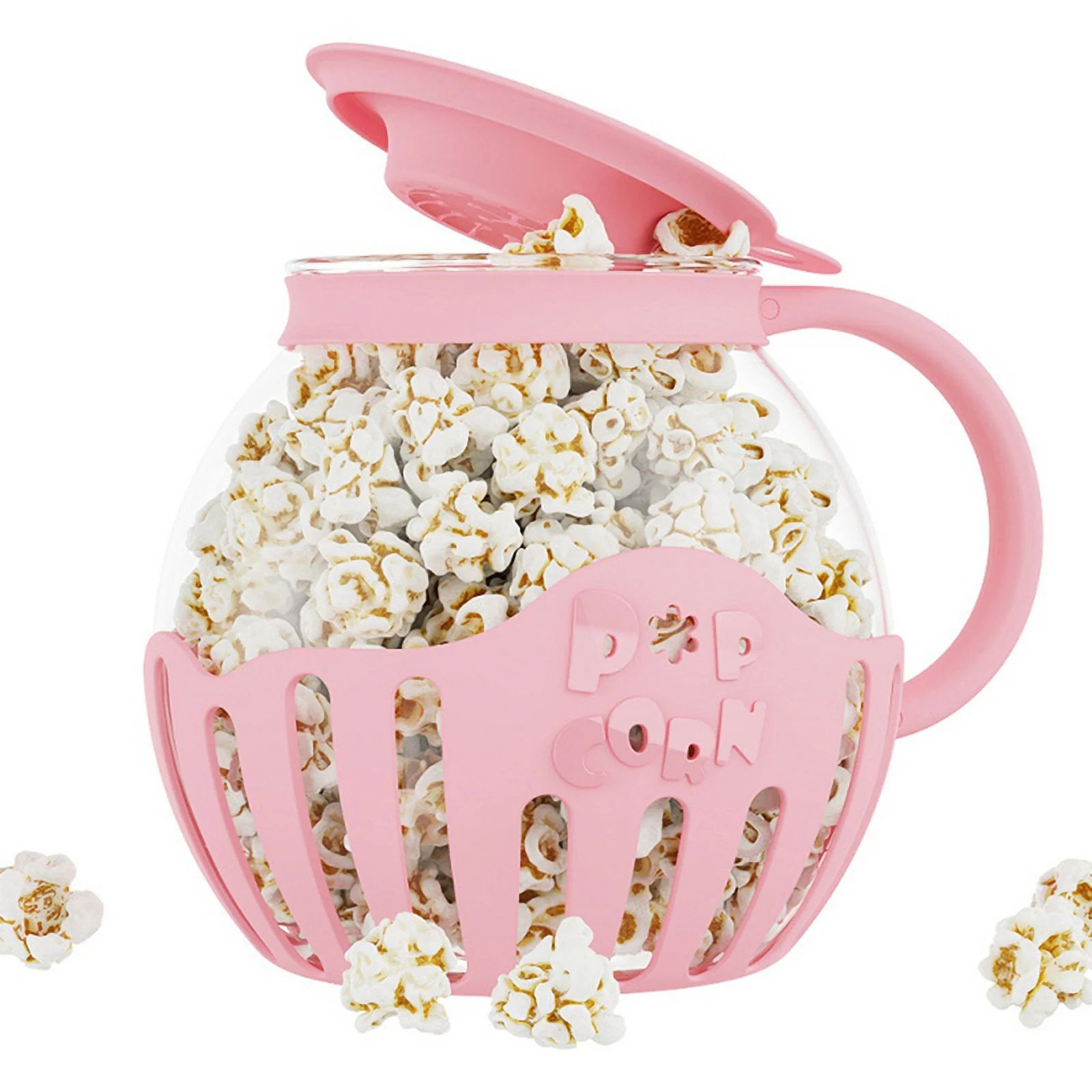 Popcorn Maker Microwave Snack Popcorn Air Poppers,Pink | Walmart (US)