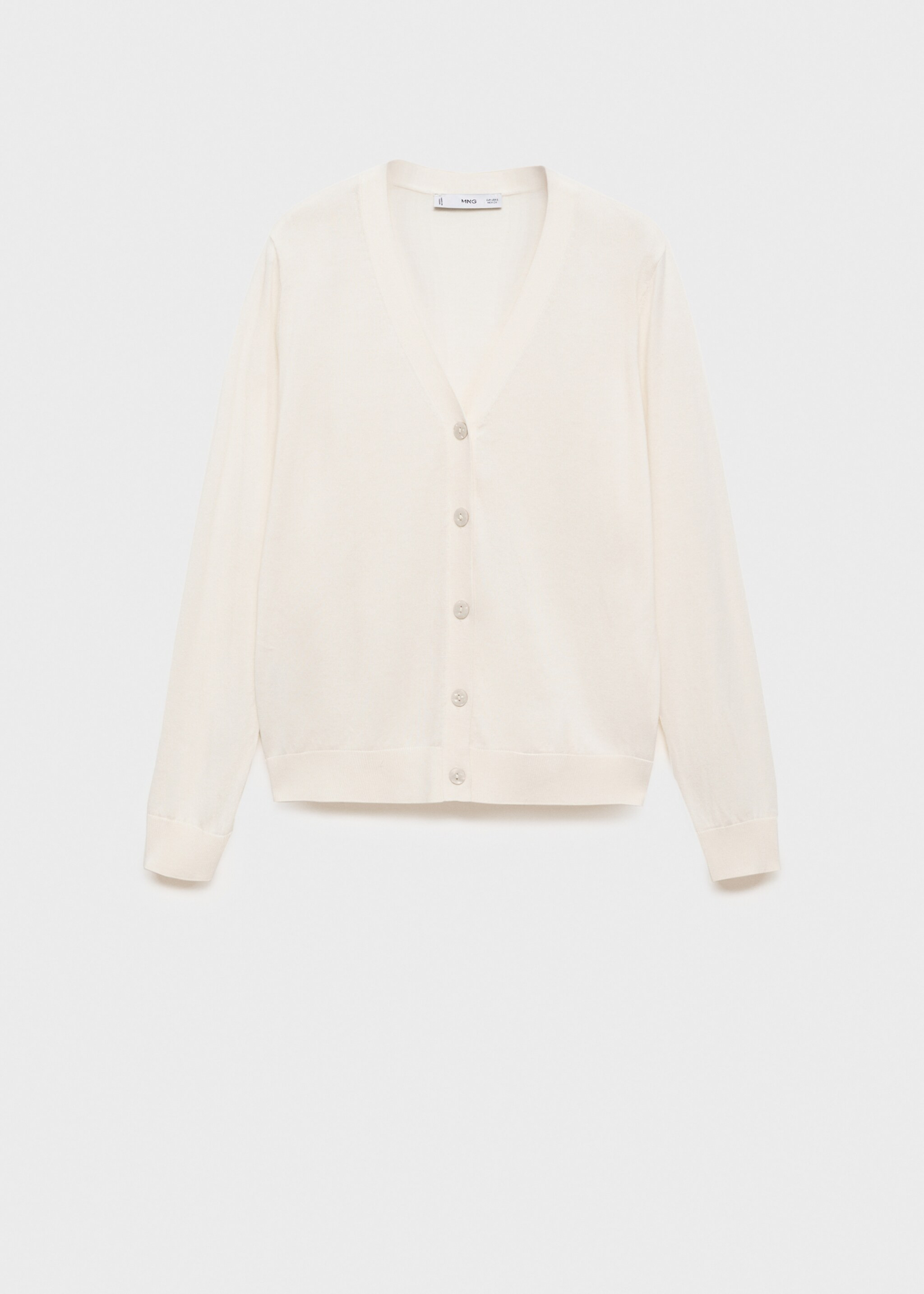 V-neck knitted cardigan - Women | MANGO USA | Mango (US/MX/AU)