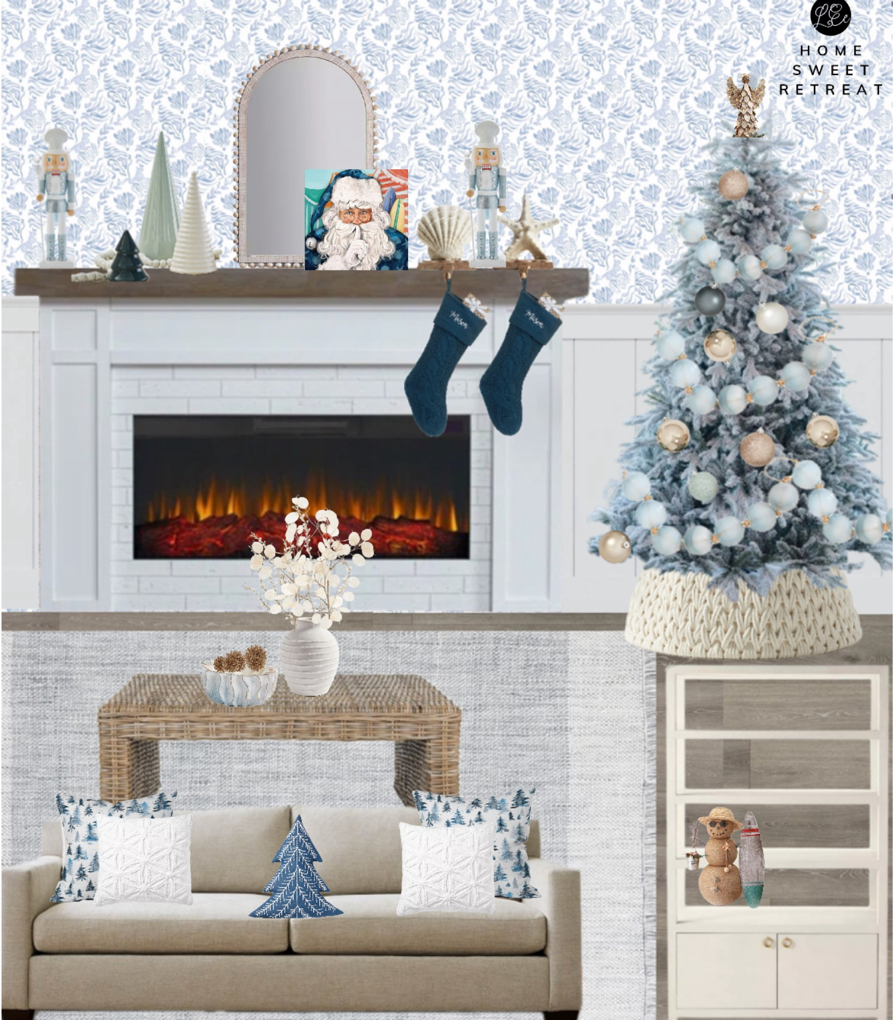 This coastal Christmas collection features some of my coastal favorites in blue and warm tones creating a winter wonderland in your very own coastal home.

#LTKSeasonal #LTKHoliday #LTKhome