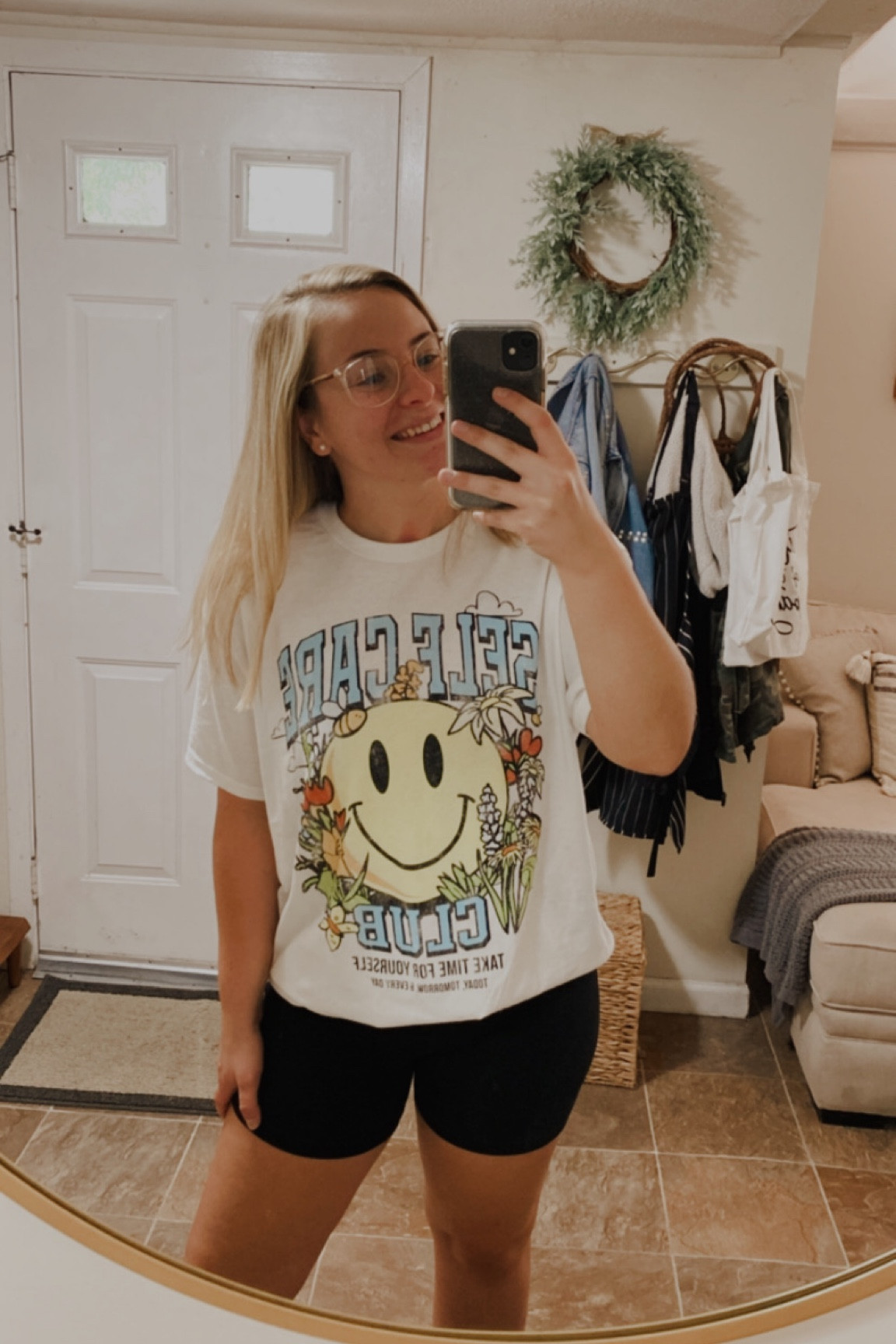 Walmart graphic tees are coming in clutch for everyday outfit’s paired with jeans, leggings or biker short⚡️👏🏼  I’ve linked several that are under are under $15🤩 

#LTKfit #LTKstyletip