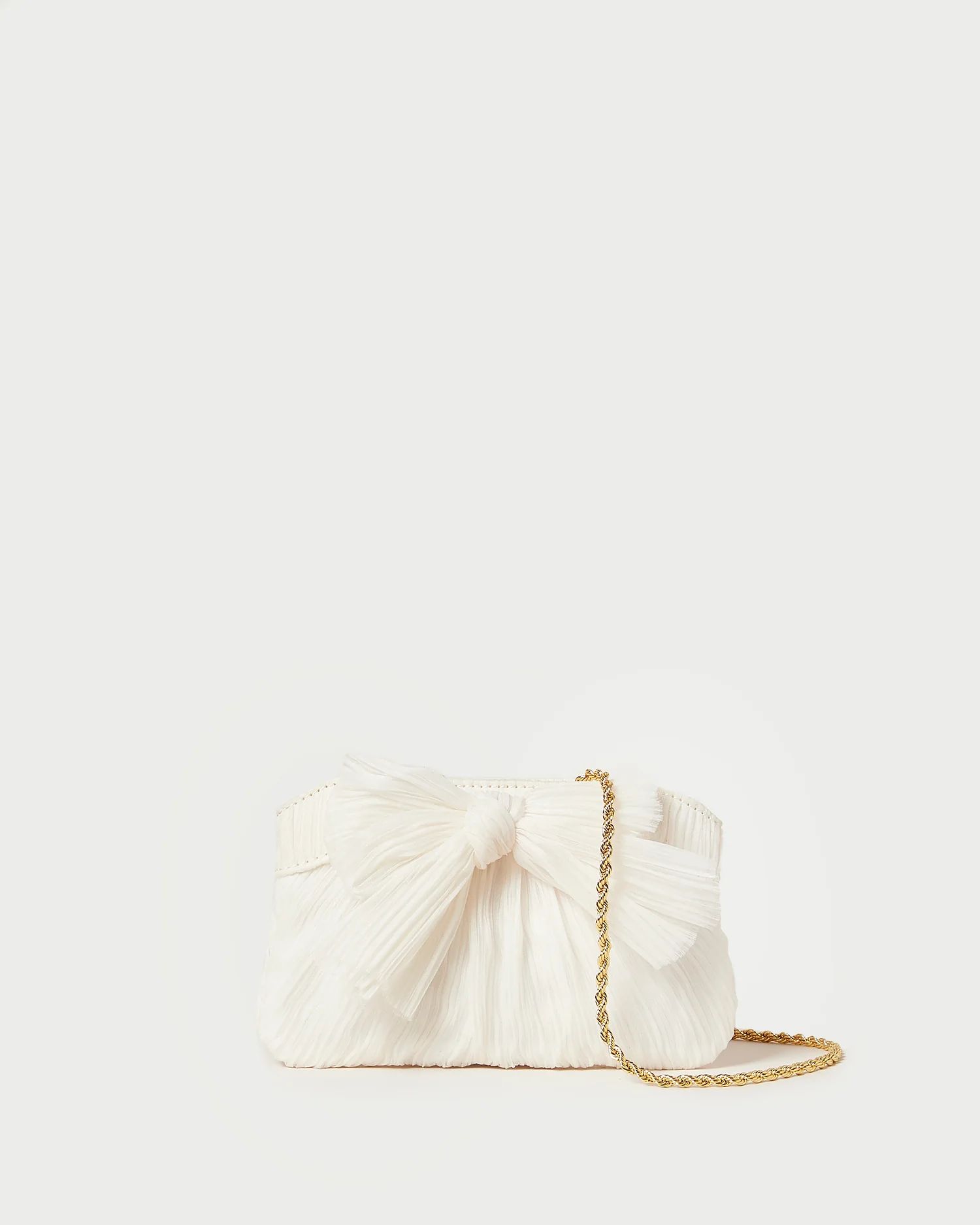 Rochelle Pearl Mini Bow Clutch | Loeffler Randall