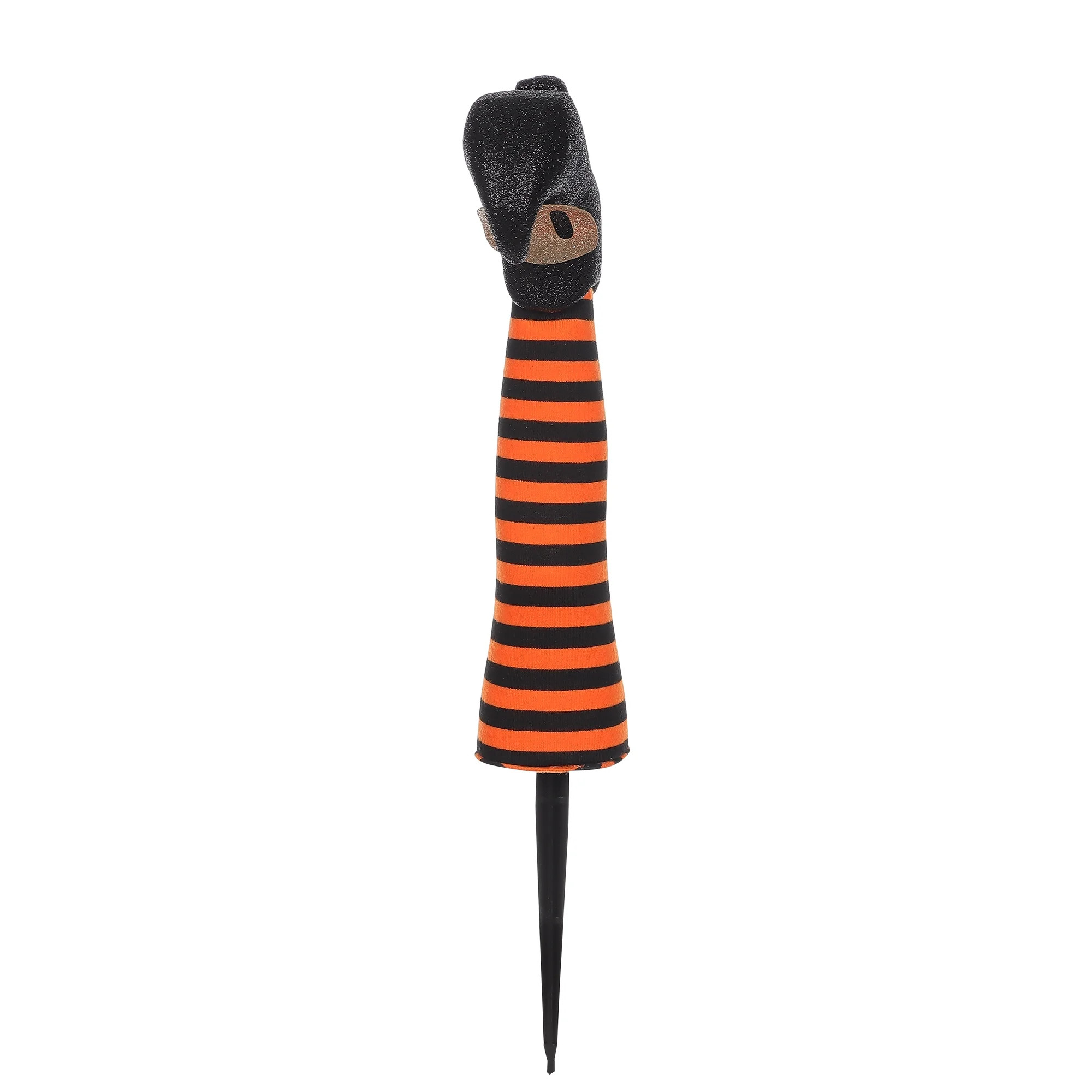 Halloween Orange and Black Witch Boot Pick,18 in H, by Way To Celebrate | Walmart (US)
