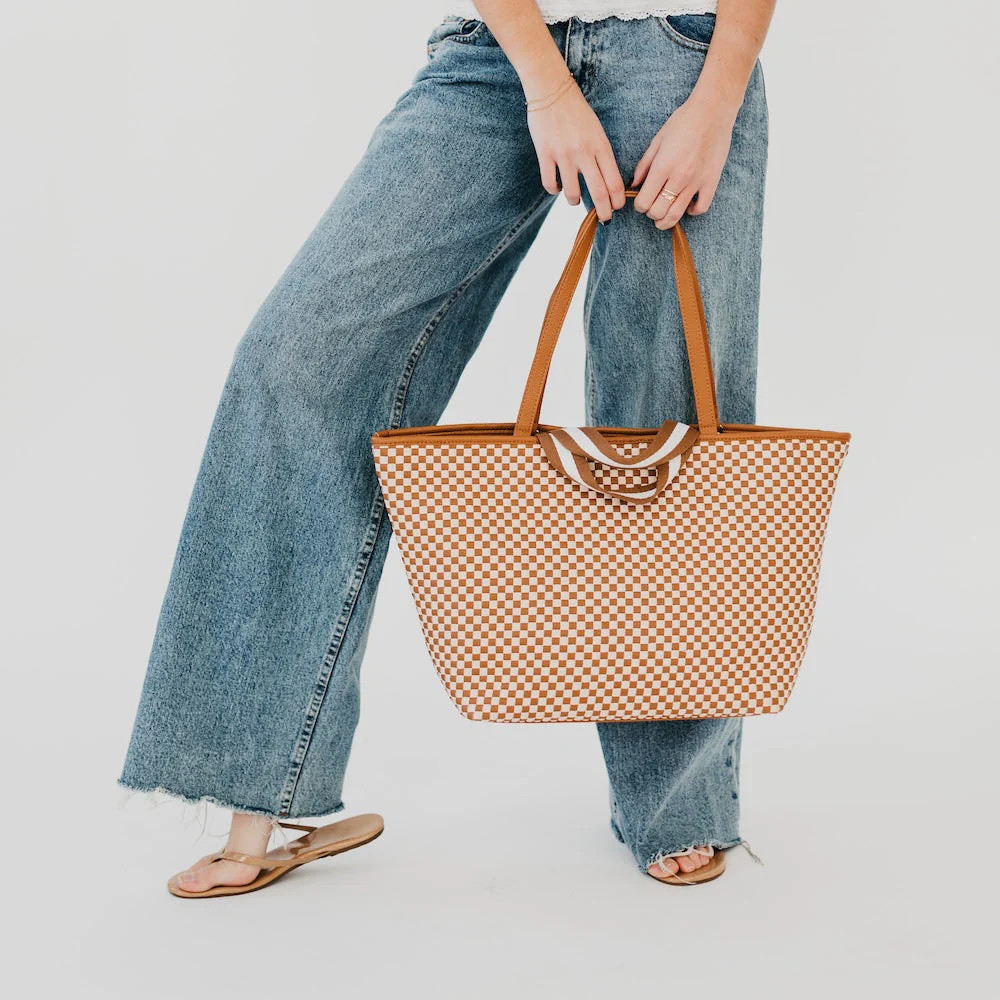 Woven Tiffany Organizer Tote Bag | MTT Collective