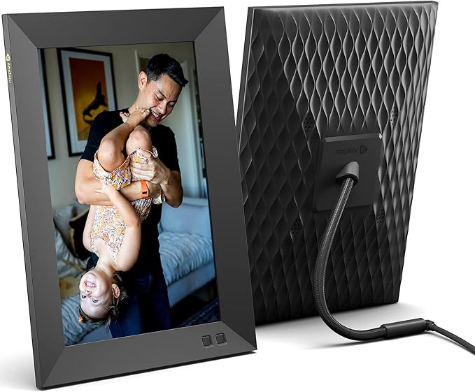 Nixplay 10.1 inch Smart Digital Photo Frame with WiFi (W10F) - Black - Share Photos and Videos In... | Amazon (US)
