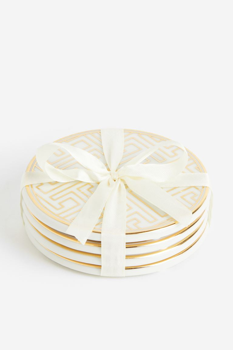4-pack Porcelain Coasters | H&M (US + CA)