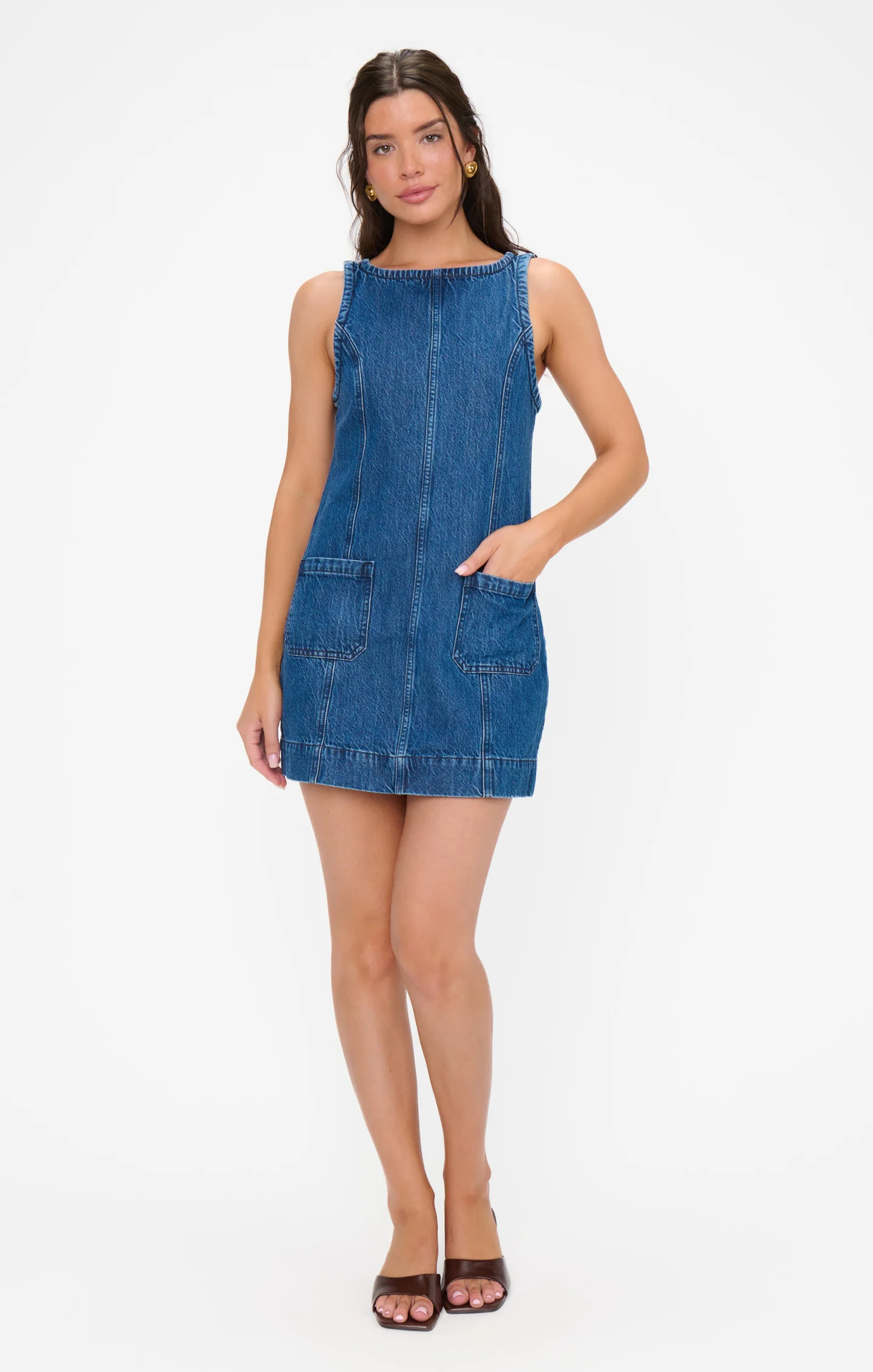 Boulevard Mini Dress ~ Reservoir Blue | Show Me Your Mumu