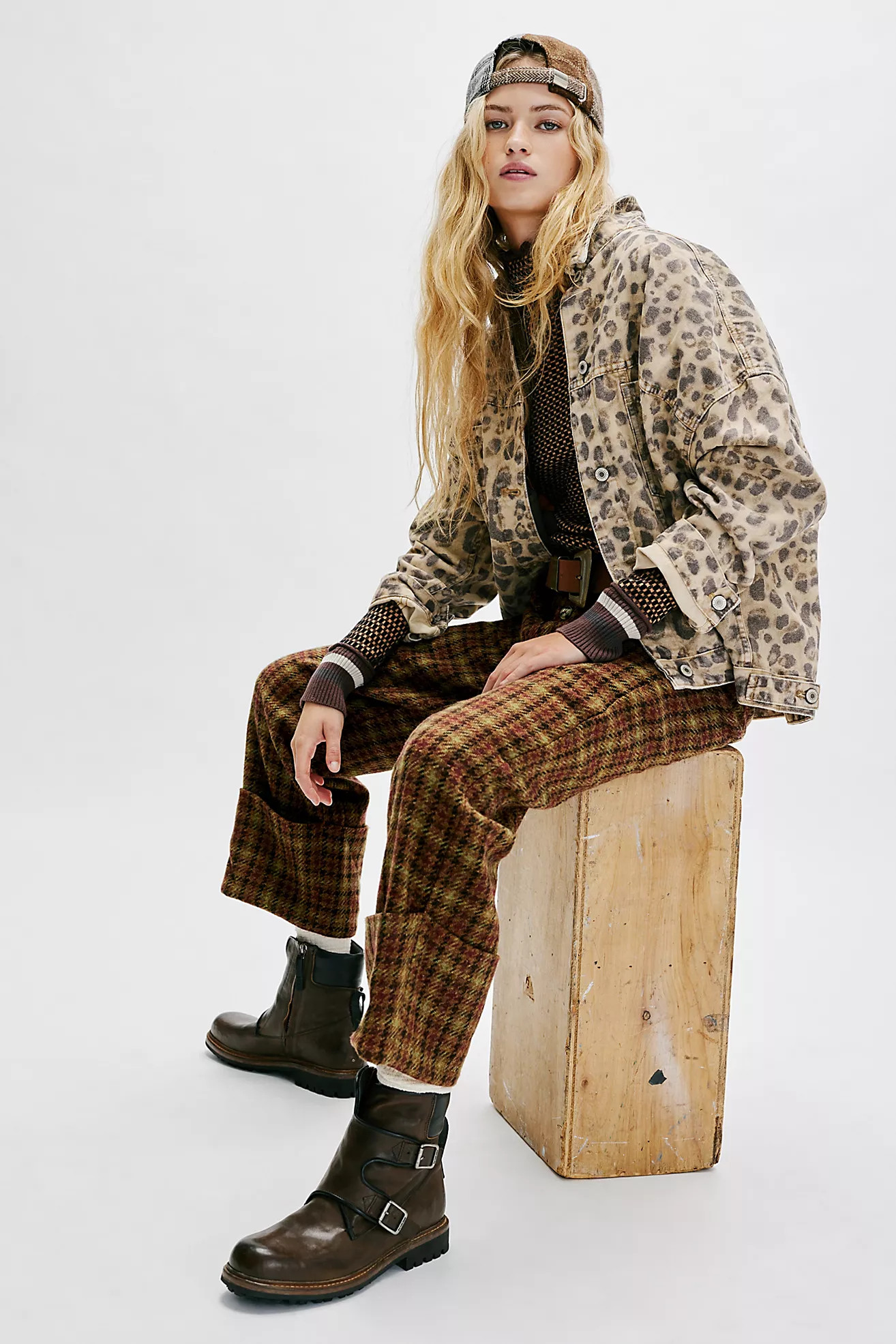 We The Free Opal Swing Printed Denim Jacket | Free People (UK)