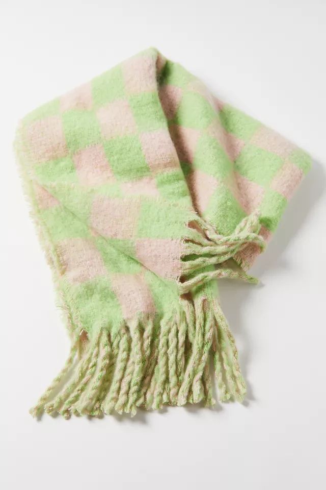 Checkered Scarf | Urban Outfitters (US and RoW)