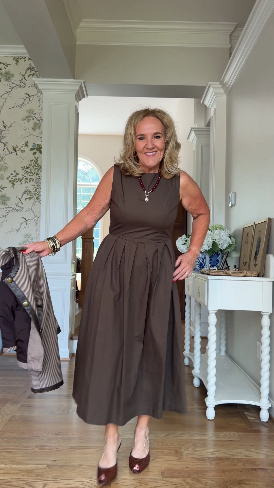 15% off one order at Avara with code NANETTE15 
I wear a size medium in all the tops a size 29 in the jeans with the exception of the rhinestone jeans I did size down to 28.
Dresses size medium 
LOFT jacket size medium petite

Fall dress brown dress chocolate brown 

#LTKOver40 #LTKPetite #LTKootd

#LTKWorkwear
