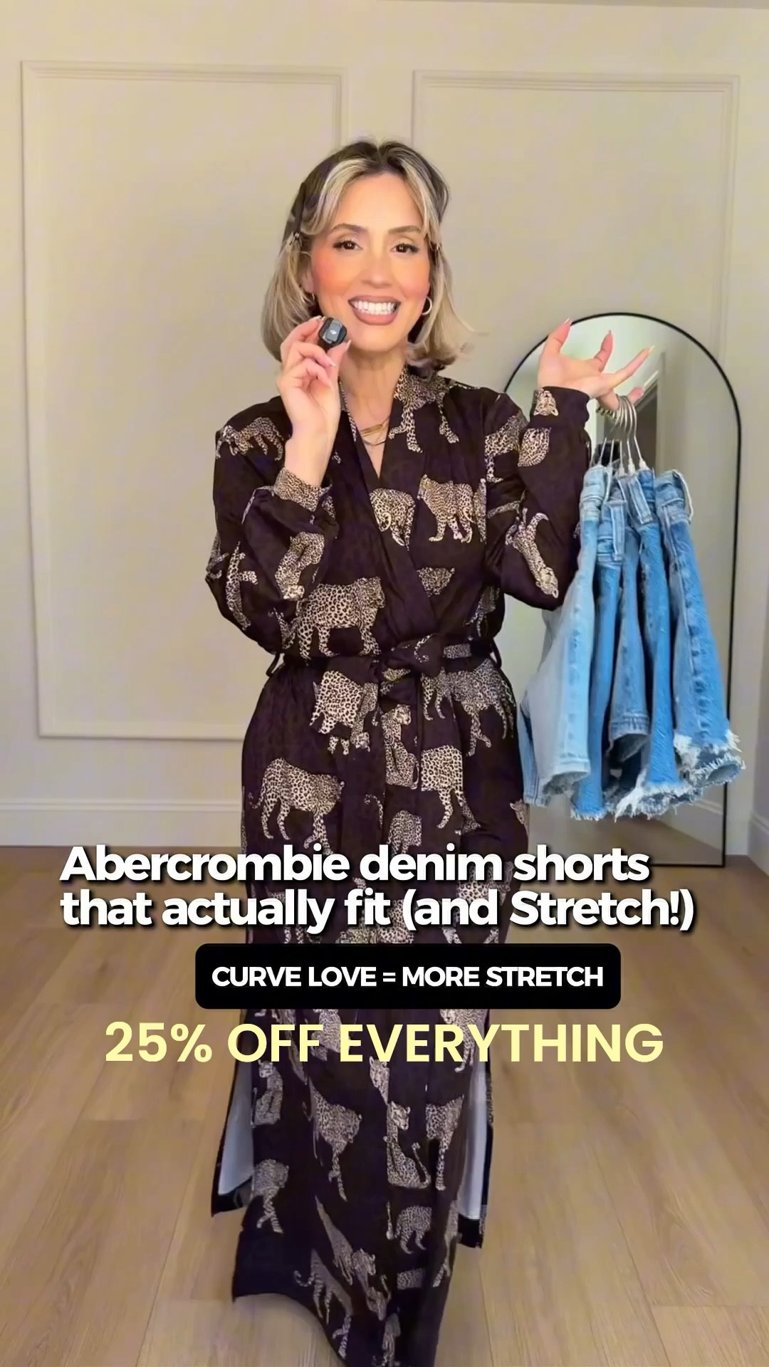 @abercrombie is having a 25% off SALE!!! I absolutely LOVE these stretchy denim shorts!!! ✨🤩

#LTKSaleAlert #LTKSpringSale #LTKootd