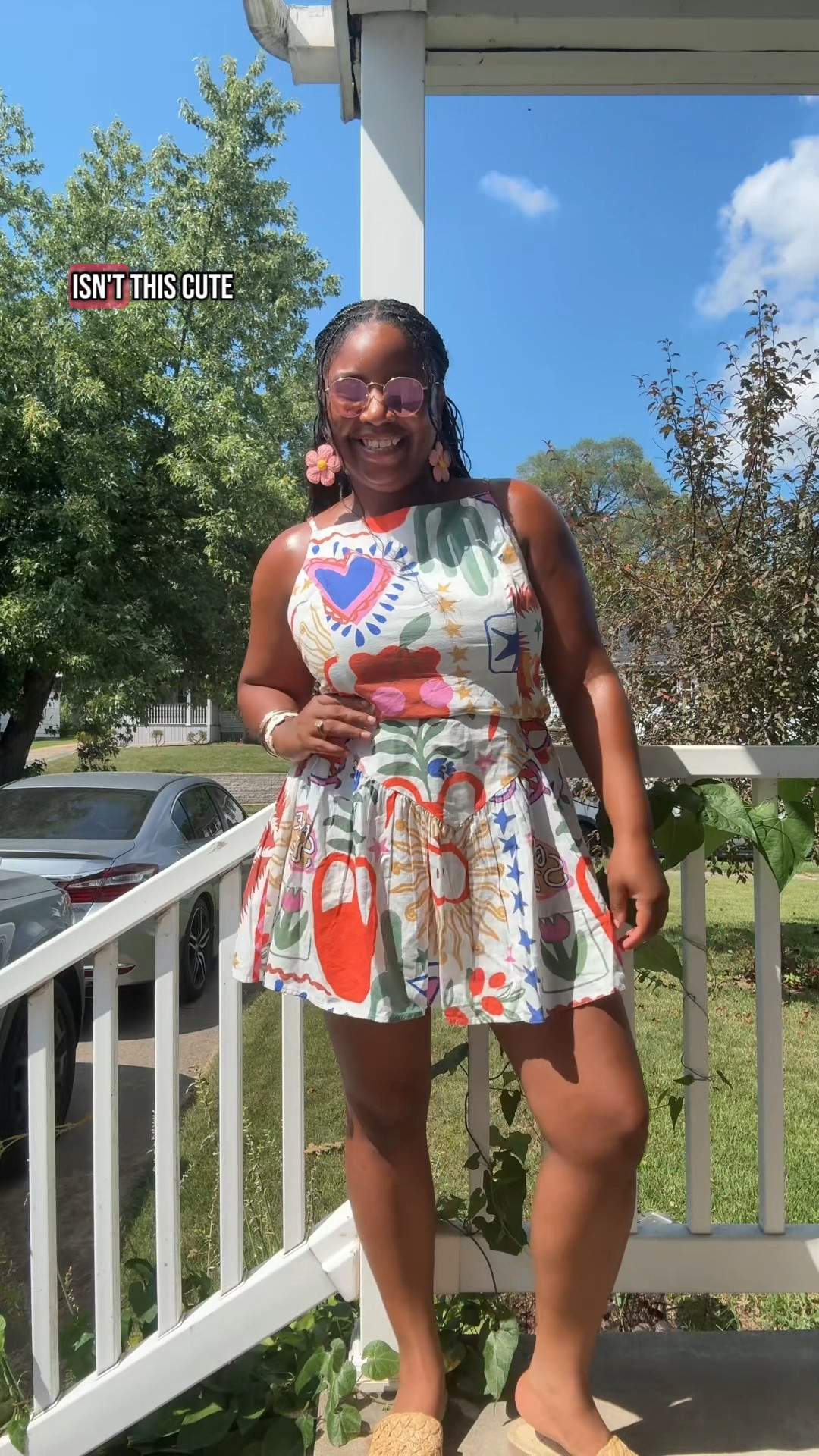 Asos square neck mini dresss