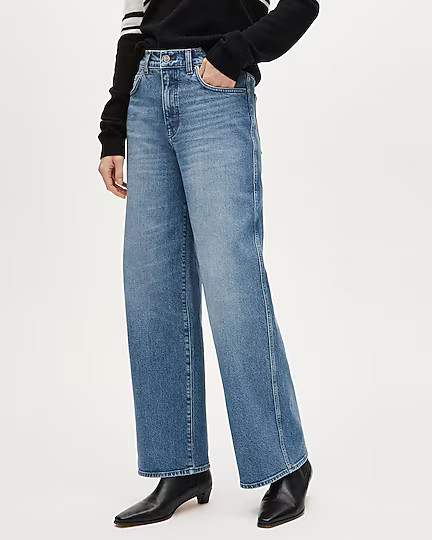 Everyday wide-leg ankle jean in semi-stretch | J. Crew US