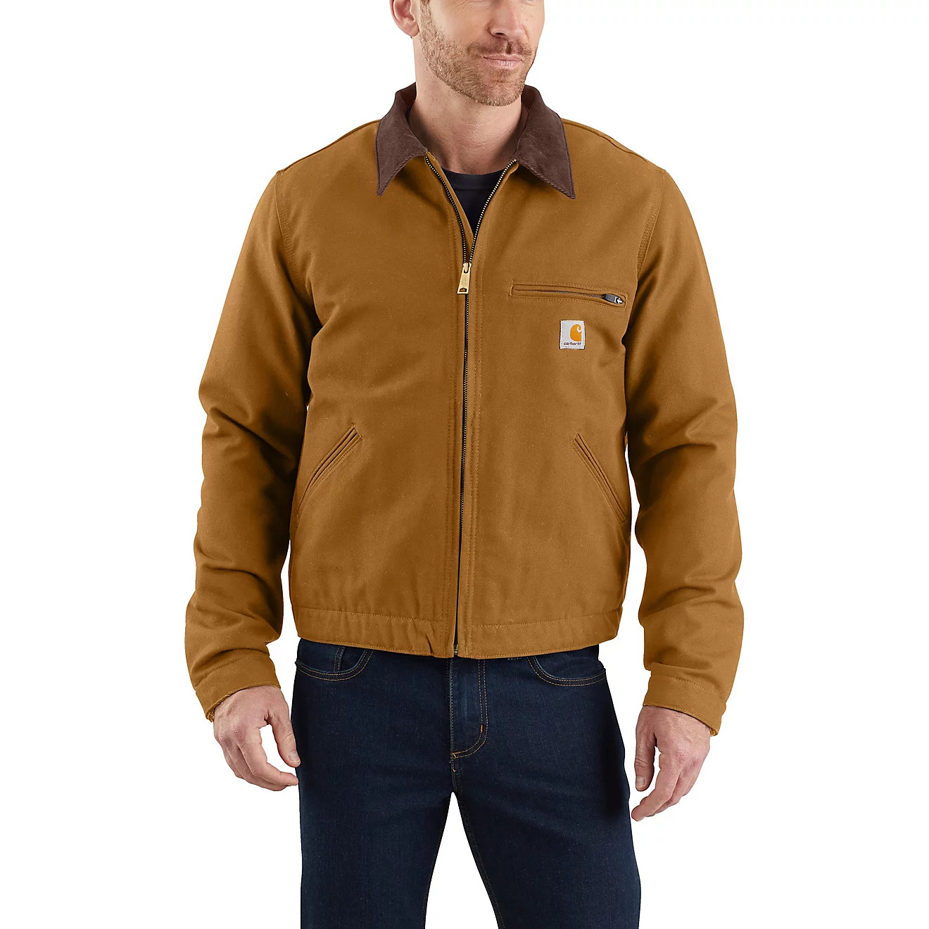 Carhartt Men's Duck Detroit Work Jacket | Academy Sports + Outdoors