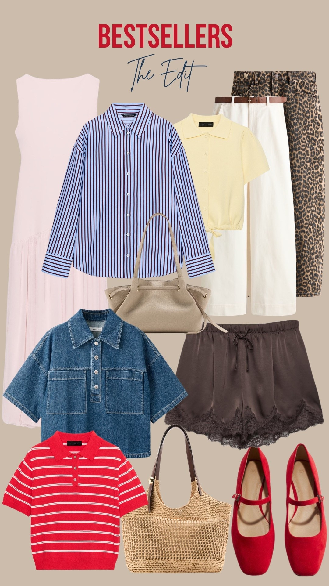 Bestseller of the month ❤️👇🏼



Tags: pink sleeveless dress, blue striped shirt, yellow cardigan, blue denim top, red polo shirt, red marry janes, brown satin shorts, leopard jeans, summer outfit, spring outfitt

#LTKdresses #LTKspring #LTKstyletip
