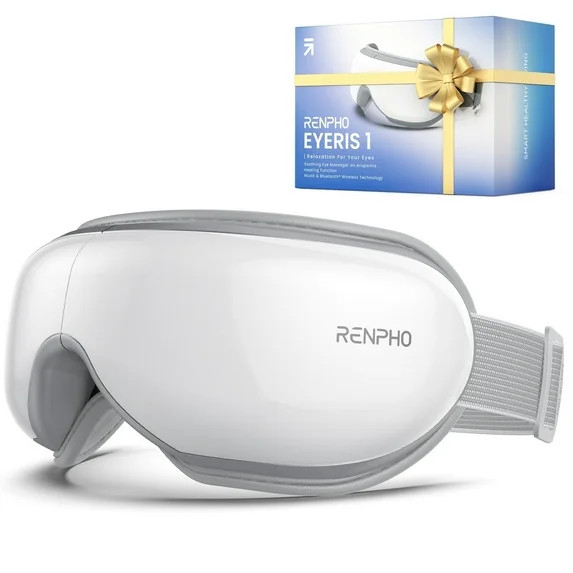 RENPHO Eye Massager with Heat & Vibration, FSA HSA Eligible, 5 Massage Modes, Bluetooth Music, Ad... | Walmart (US)