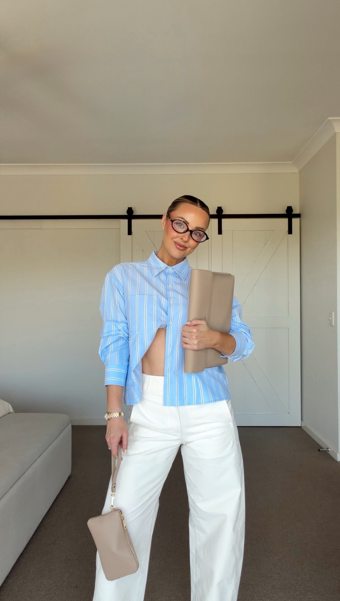 Shoes, barrel leg pants and cropped length shirt 

#LTKFashionMonth #LTKpetite #LTKaustralia