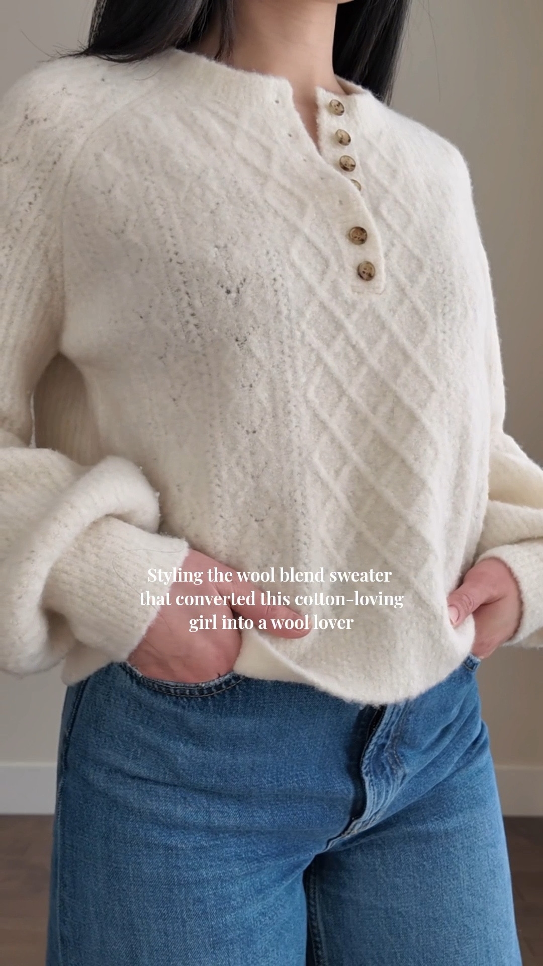 Finally a wool convert 💗 I love that wool is:

〰️ antimicrobial
〰️ temperature regulating
〰️ odour resistant
〰️ hypoallergenic

Wearing Fabrique sweater size XS, Everlane jeans size 24. Unavailable to link boots from Beckett Simonon  

#LTKPetite #LTKSeasonal #LTKootd