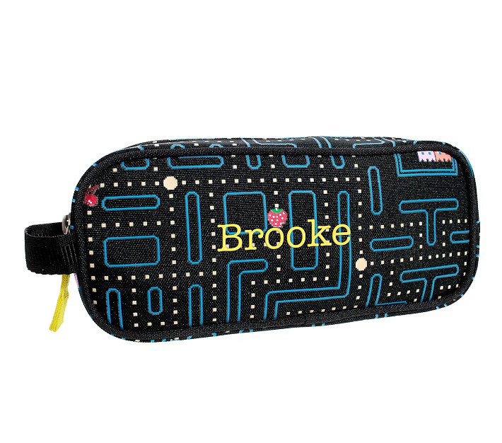 Mackenzie PAC-MAN Glow-in-the-Dark Pencil Case | Pottery Barn Kids