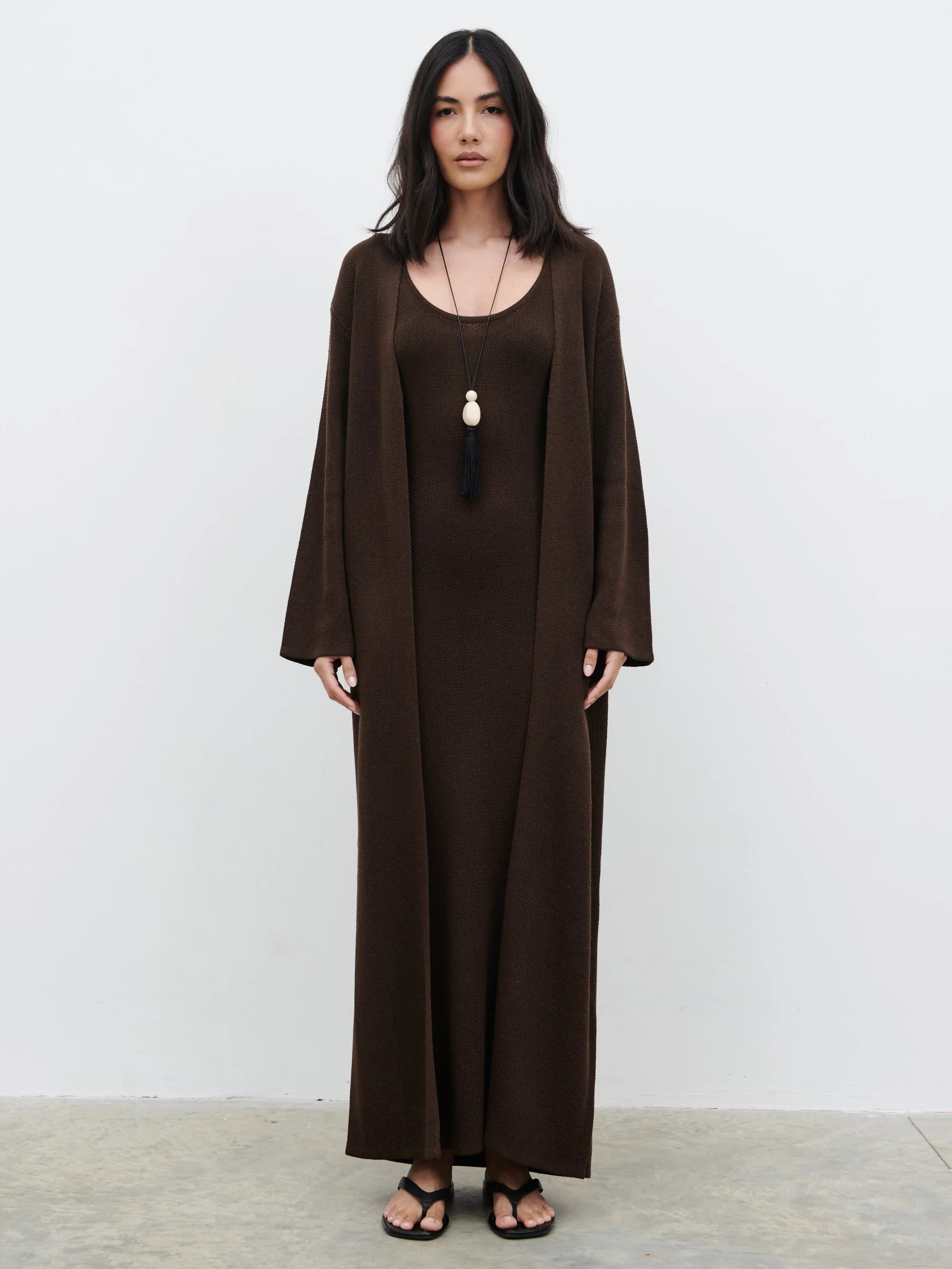 Dora Maxi Knit Cardigan | Pretty Lavish (UK)