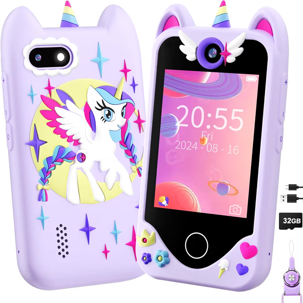 Kids Smart Phone, Kids Cell Phone Toy, Kid Mp3 Player | Amazon (US)