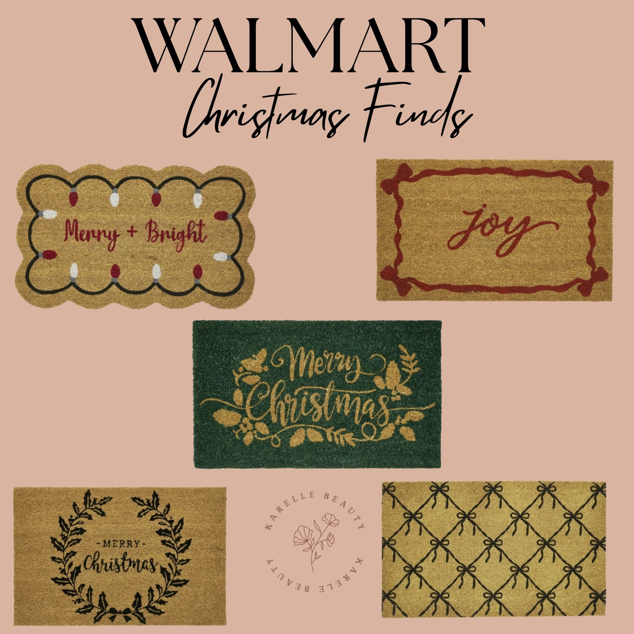 Walmart Christmas outdoor doormat. All under $15! 

#LTKFindsUnder50 #LTKSeasonal #LTKHoliday