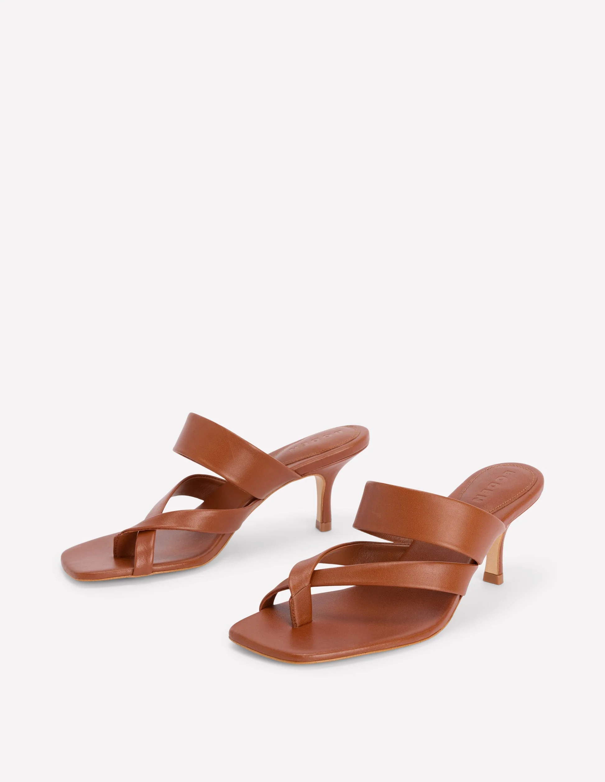 Toe Post Kitten Heel Sandal-Tan | Boden (US)