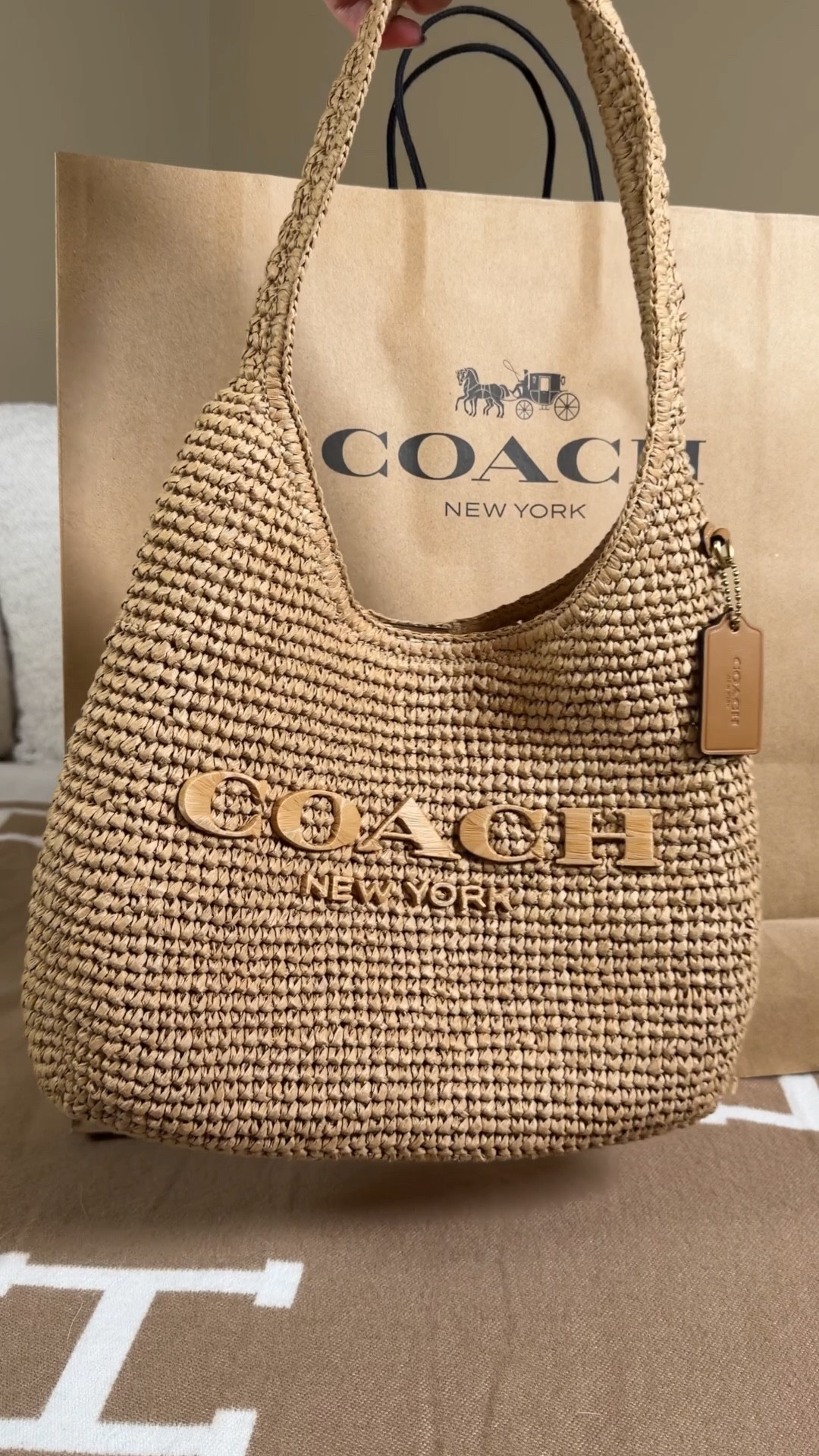 A beachy Brooklyn 28?!? 😍 this is going to be my everyday summer bag ☀️

I have the Brooklyn in two other leather colors and I carry them all the time so when I saw the straw version I knew I needed it for summer ☀️ the perfect slouchy basket bag for the farmers market to wear with sun dresses or take to the beach 🏖️



Our Brooklyn is an elegant, minimalist silhouette—with a distinctly New York attitude. The small-sized hobo style is crafted of lightweight straw woven with a beautiful textural feel and finished with our tonal Coach graphic. Featuring a spacious interior with a snap pocket for access to essentials, the streamlined 28 has a comfortable, wide shoulder strap and an easy magnetic snap closure. 

#LTKTravel #LTKSeasonal