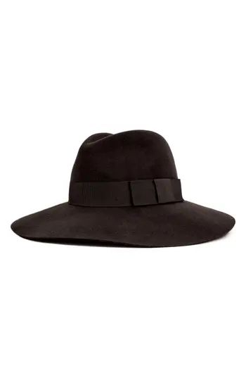 Women's Brixton 'Piper' Floppy Wool Hat - Black | Nordstrom