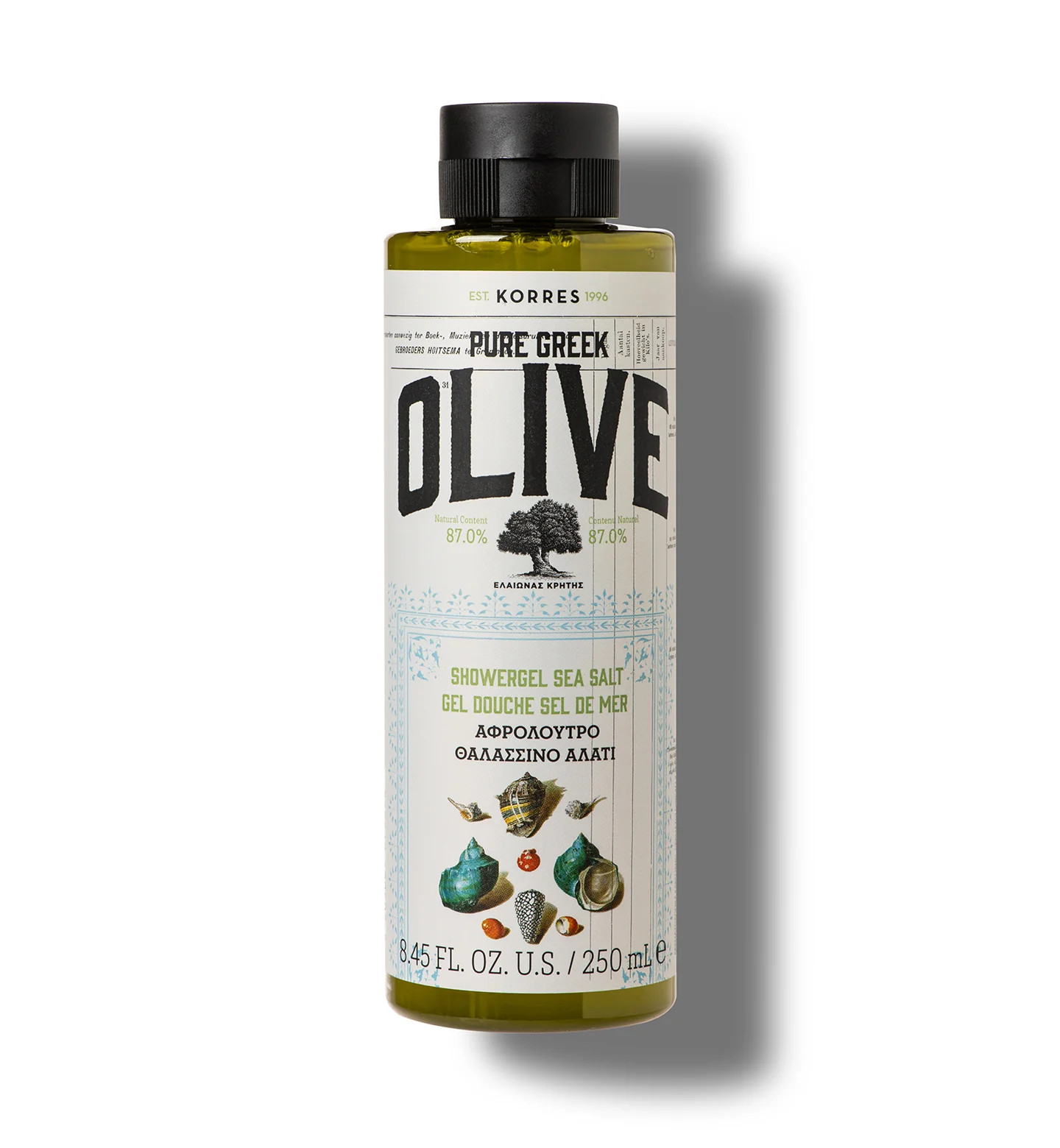 Pure Greek Olive Shower Gel – Sea Salt | KORRES | KORRES