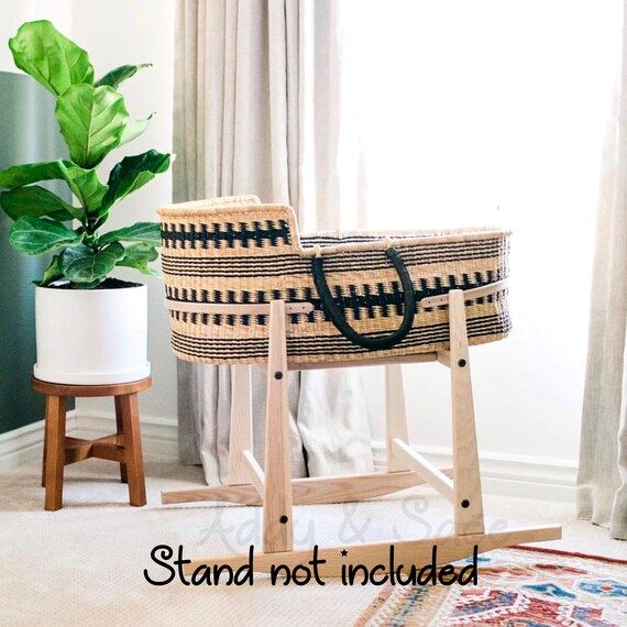 Milo Ghanaian Bolga Moses Basket stand not included  please | Etsy | Etsy (US)