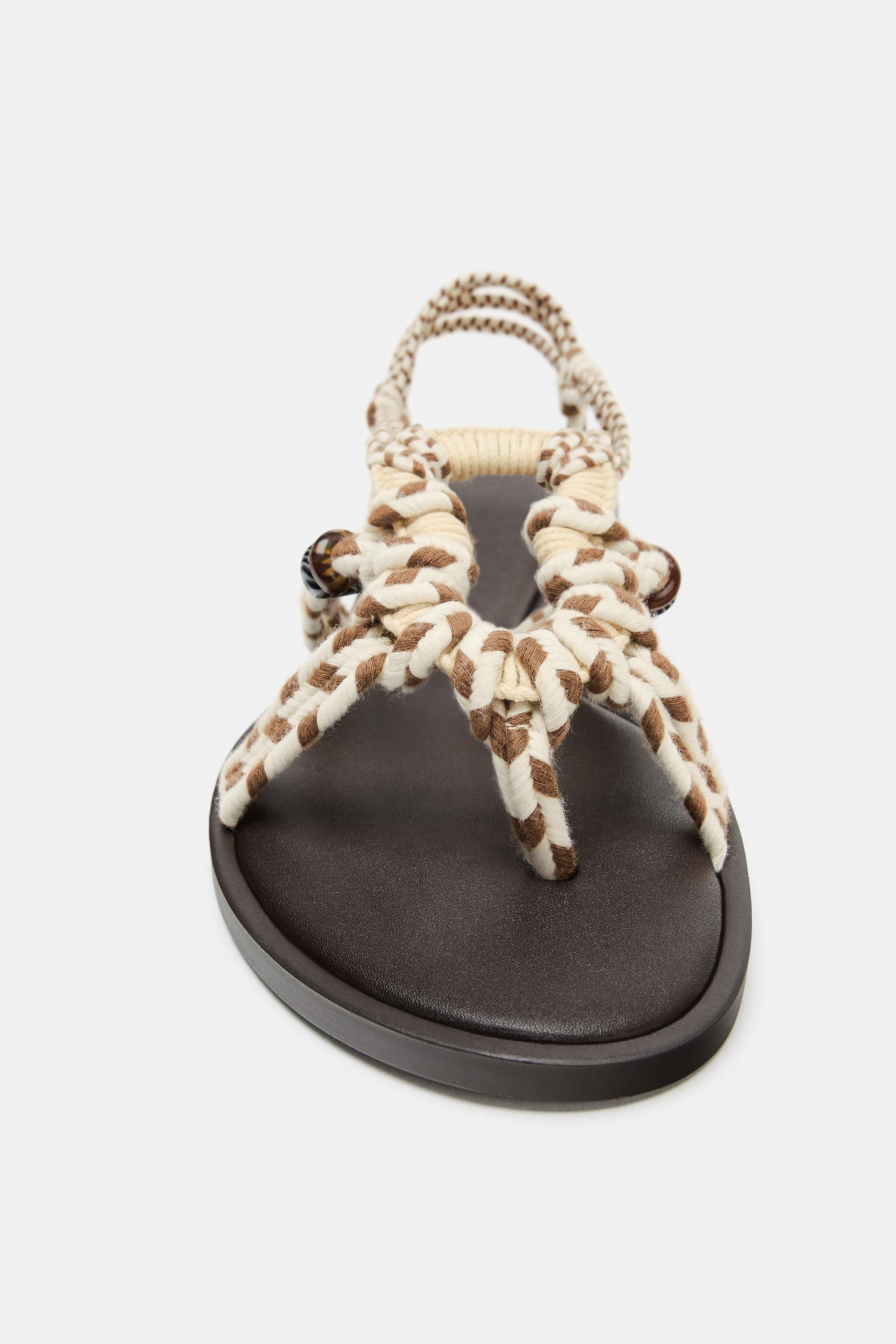 STRAPPY FLAT SANDALS | Zara FR