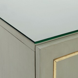 Harper Sideboard Custom Glass Topper | Ballard Designs, Inc.