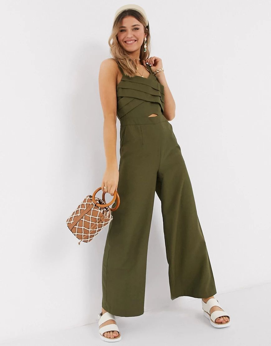 Moon River jumpsuit in olive-Green | ASOS (Global)