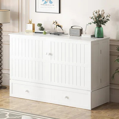 Murphy Bed Queen with Charging Station & Storage Drawers | Wayfair North America