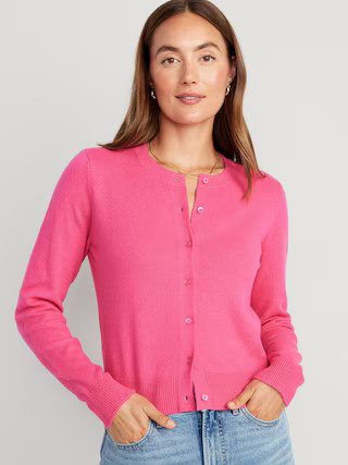 SoSoft Cropped Cardigan Sweater for Women | Old Navy (US)