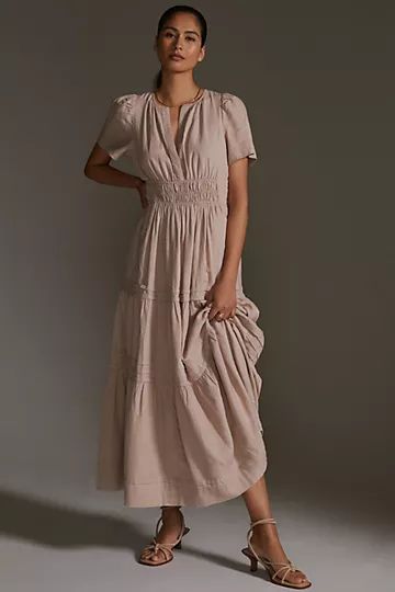 The Somerset Maxi Dress: Linen Edition | Anthropologie (US)