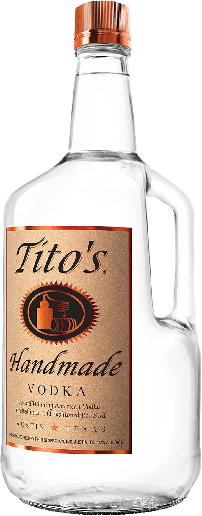 Tito's Handmade Vodka, 1.75 L, 80 Proof | Amazon (US)