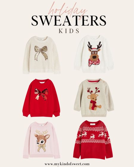Holiday sweaters for kids! 

#LTKSeasonal #LTKkids #LTKHoliday