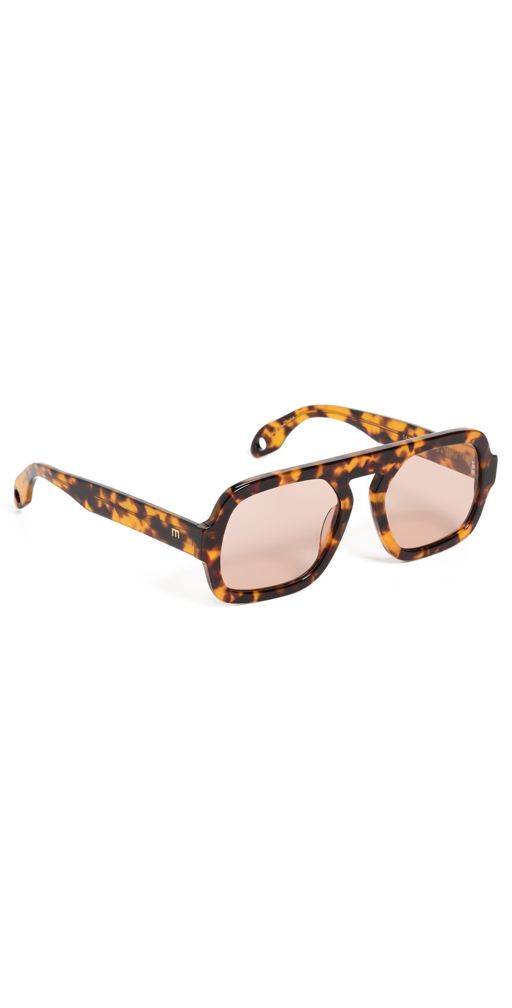 Elisa Johnson Jane Sunglasses Brown Tortoise One Size | Shopbop
