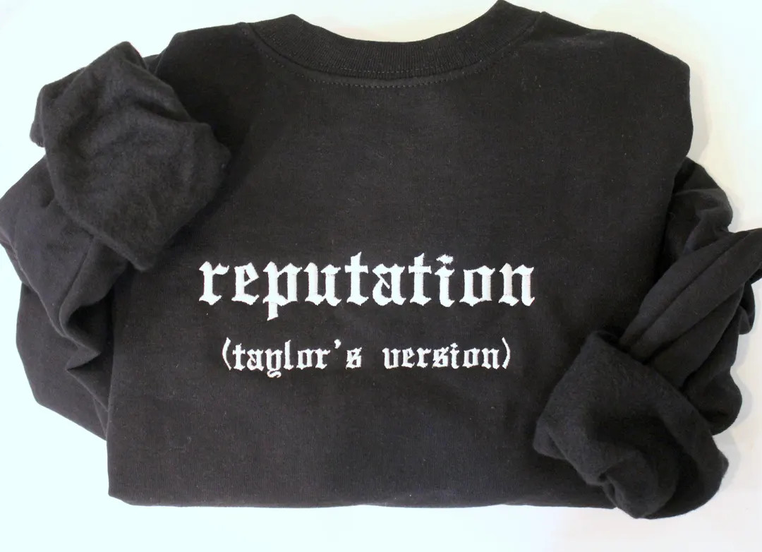 Embroidered Crewneck Rep Taylor Custom Personalized - Etsy | Etsy (US)