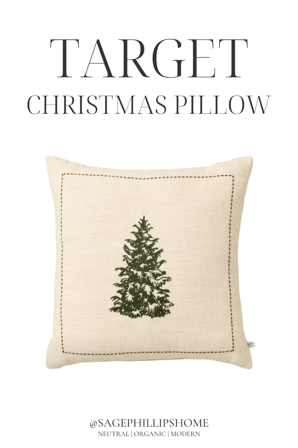 This Christmas pillow from Target is giving me all the cozy holiday feels! 🎄 The simple tree design brings the perfect touch of festive charm to any space without being over the top. It’s a subtle, organic addition to any couch or bed. 

#LTKsale #LTKcanada #LTKautumn