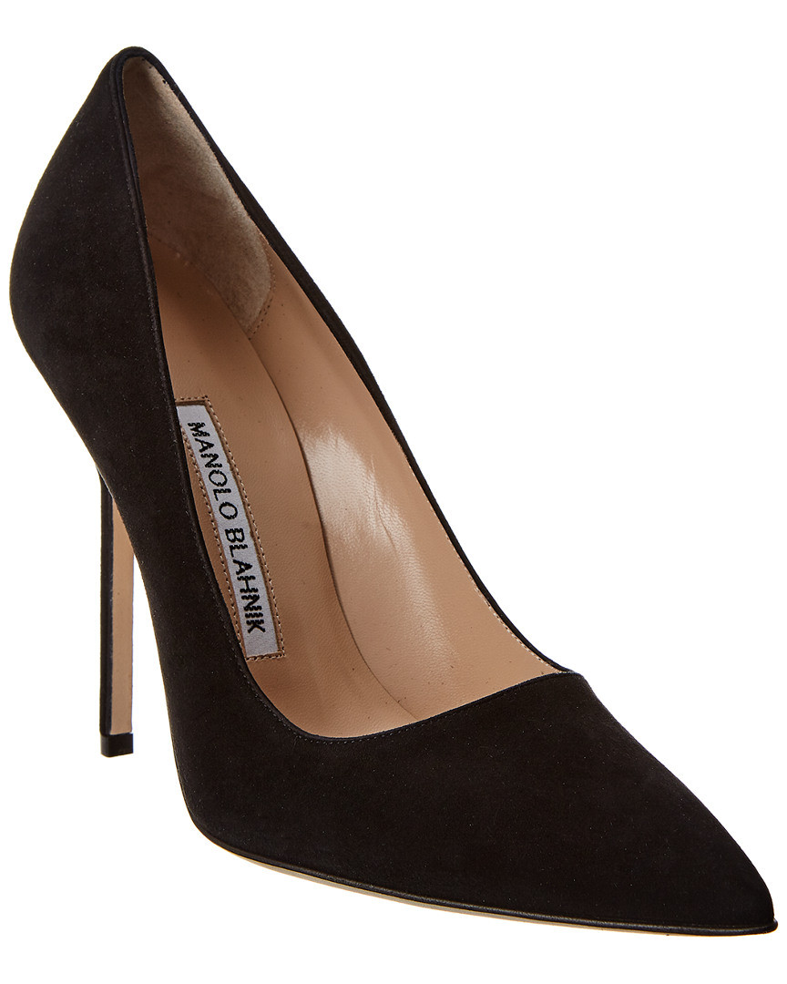 Manolo Blahnik BB 115 Suede Pump | Gilt
