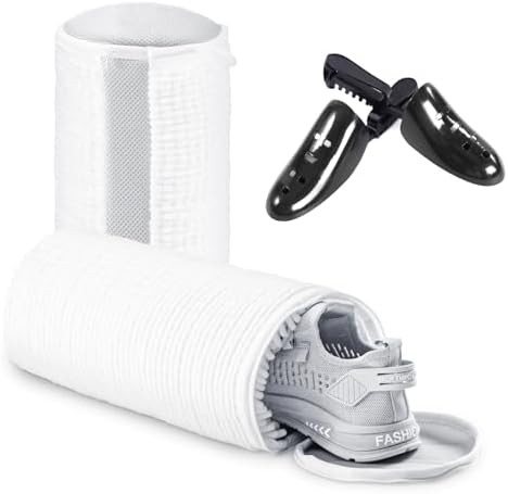 Shoe Washing Bag for Washing Machine, Fluffy Fibers Keep 360° Wrap-around Cleaning, Adjustable S... | Amazon (US)