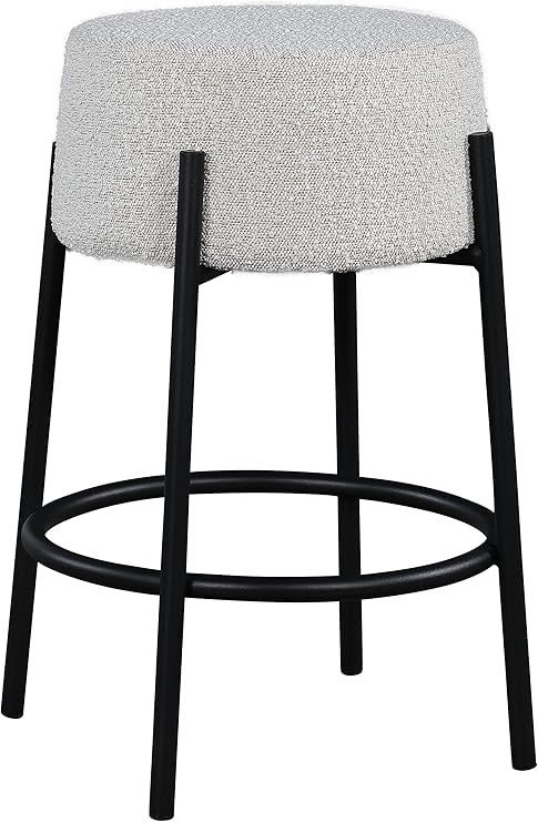 Meridian Furniture 821Cream-C Avalon Collection Modern | Contemporary Boucle Fabric Upholstered S... | Amazon (US)