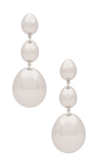 Awa Earrings in Silver | Revolve Clothing (Global)