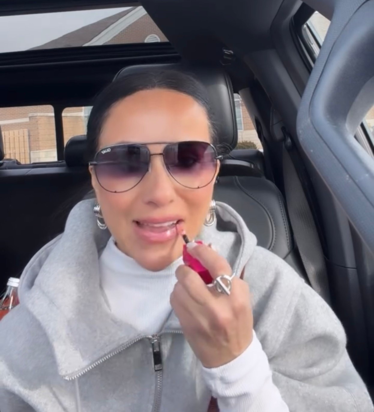 Lip combo! 

Lipstick: liv it up 
Lip liner: skinny dip 
Lip gloss: 300 R 

Beauty products |rita salmo | charlotte tilbury | Valentino | m.ph beauty 

#LTKOver40 #LTKBeauty