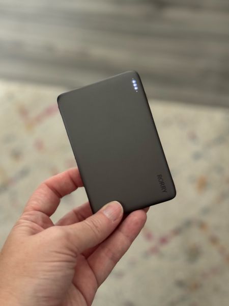 This is the Rorry Ultra Slim MagSafe Portable Charger! The charger is only 0.33 in thick and looks so chic! This one is great for a concert and can fit in the small clear bag for sporting events! It’s currently $34.99, but there is a 30% off coupon you can attach before your purchase! 

#LTKTravel #LTKSaleAlert #LTKGiftGuide