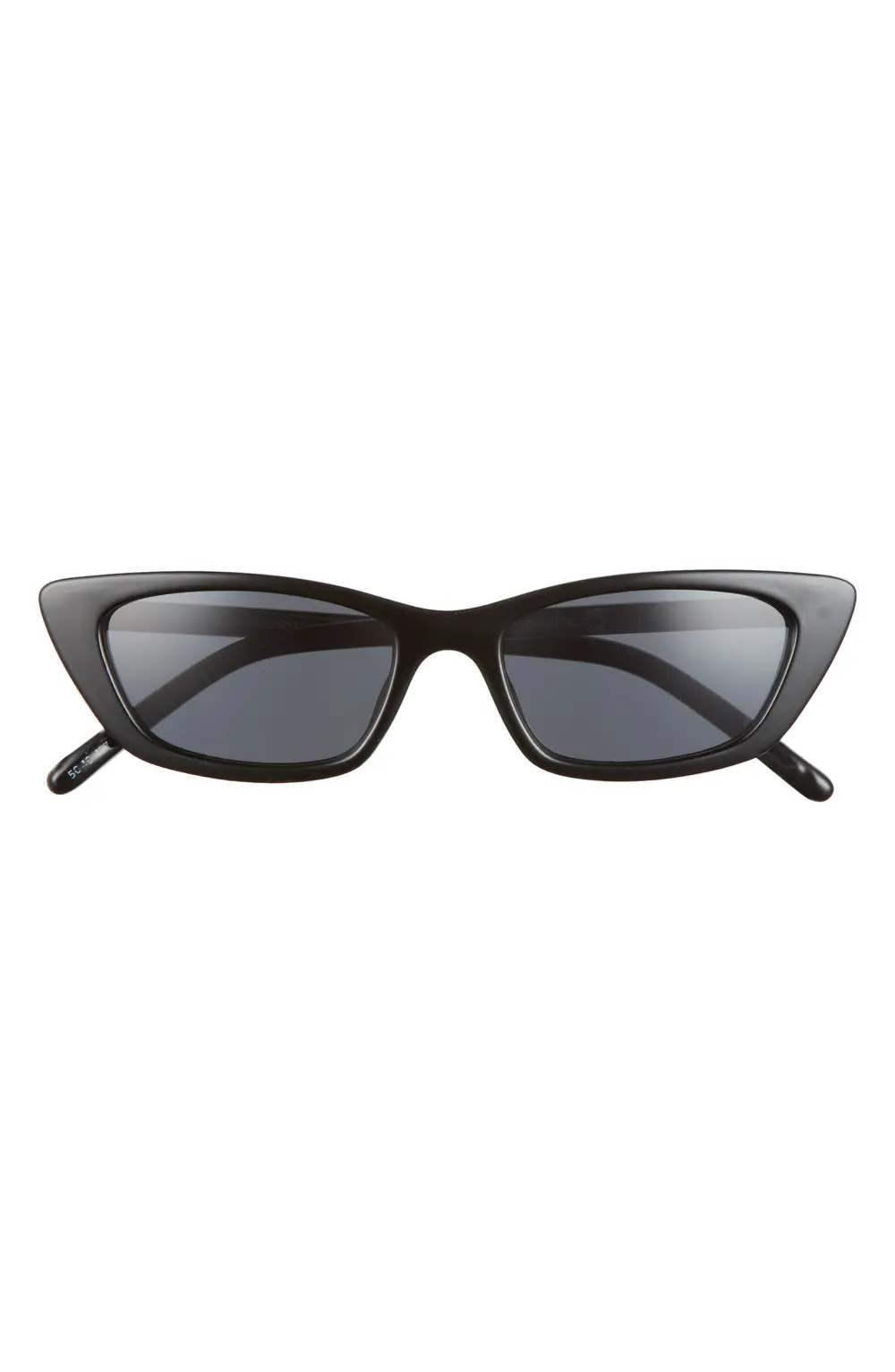 AIRE Titania V2 53mm Cat Eye Sunglasses in Black /Smoke Mono at Nordstrom | Nordstrom Canada